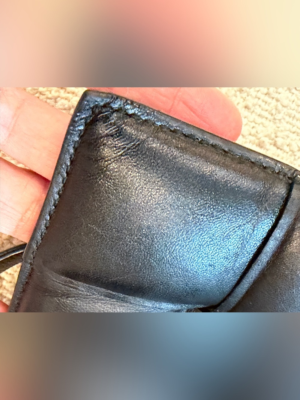 Bottega Veneta Cassette Crossbody Bag Black Leather - Picture 11 of 15